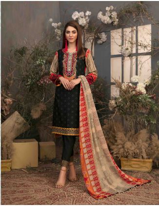 Tawkkal- 1107 3PC Suit