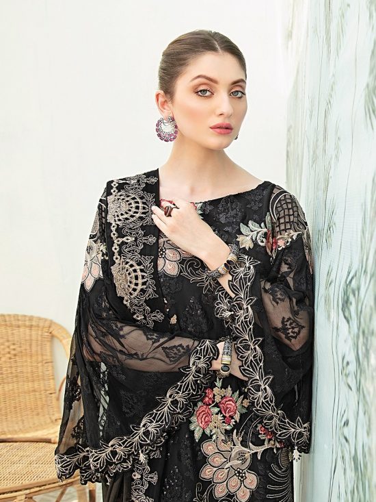 Rangoon- F1907-Chiffon 3 Piece suit