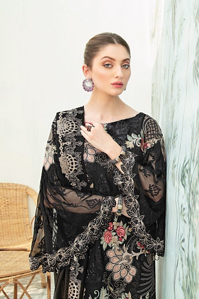 Rangoon- F1907-Chiffon 3 Piece suit