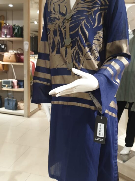 Jarquard Shirt -Blue