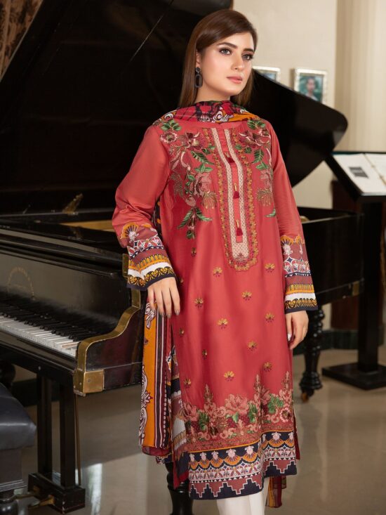 Lawn-shirt and dupatta