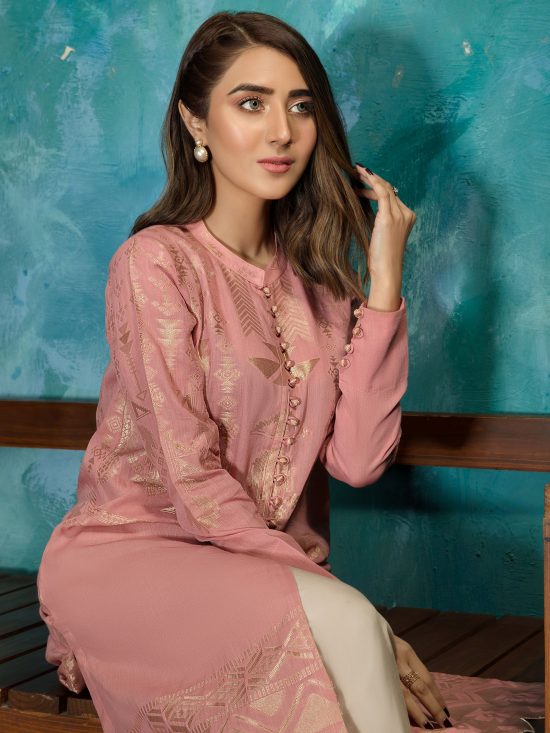 Jacquard-1306 Shirt - Pink