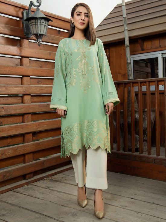 Jacquard-1306 Shirt - Sea Green