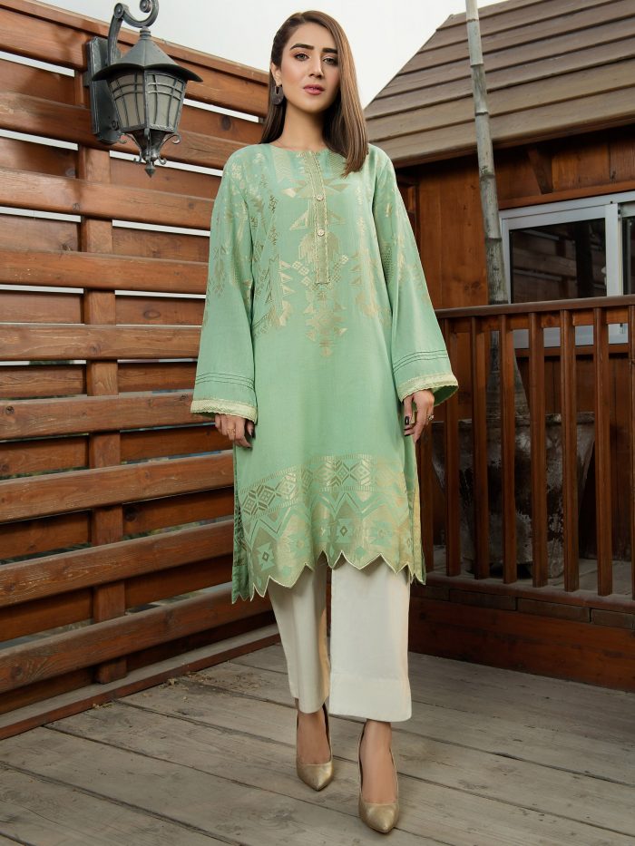 Jacquard-1306 Shirt - Sea Green