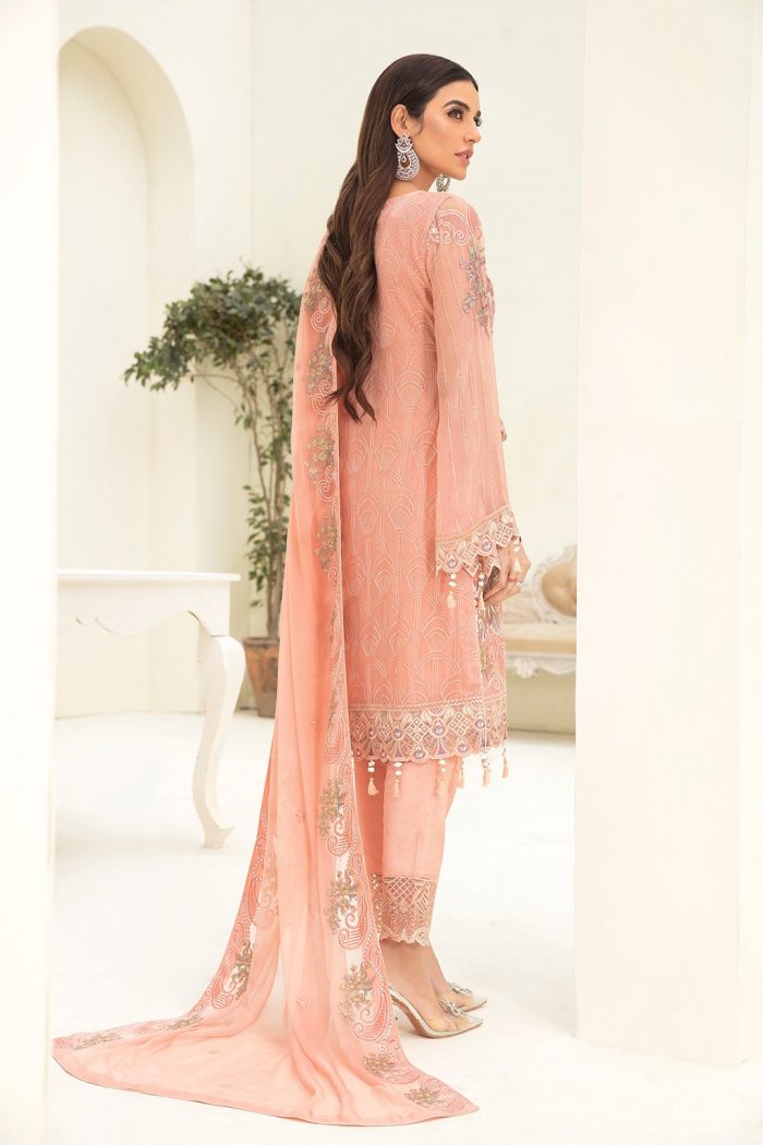 Chevron- A310-Chiffon 3 Piece suit - Image 7