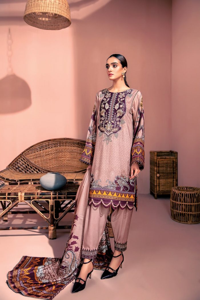 Furasha Linen- 04 Pink Clay - Image 3