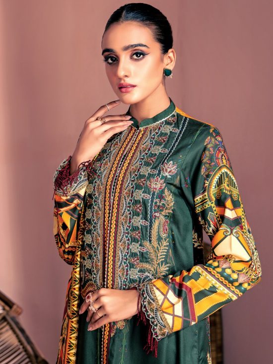 Furasha Linen- 05 Emerald Luxe