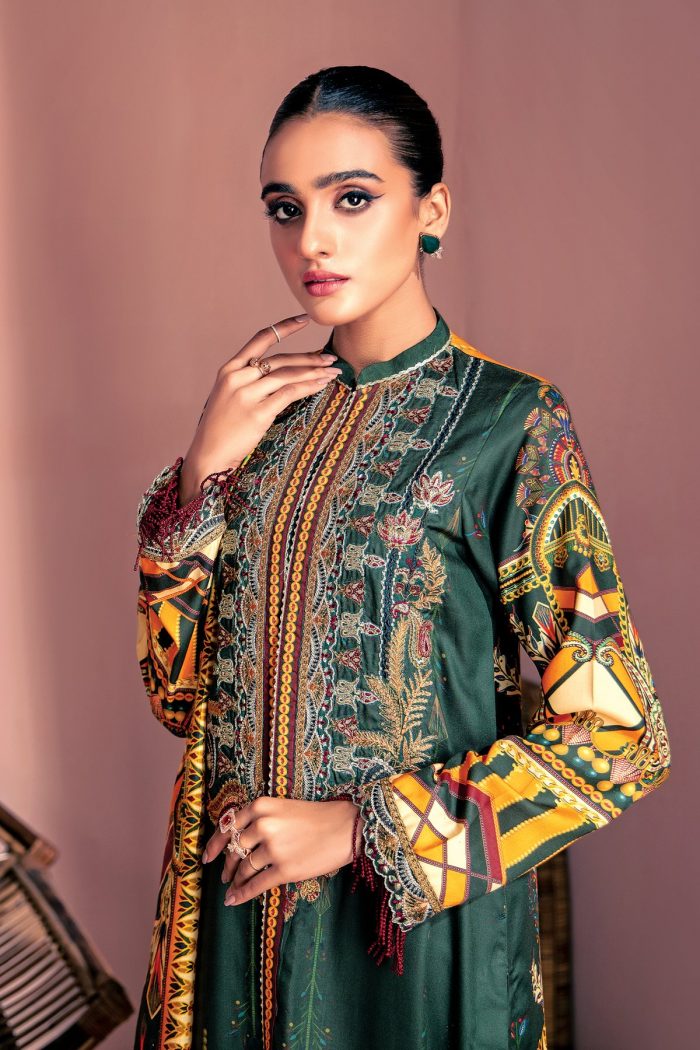 Furasha Linen- 05 Emerald Luxe