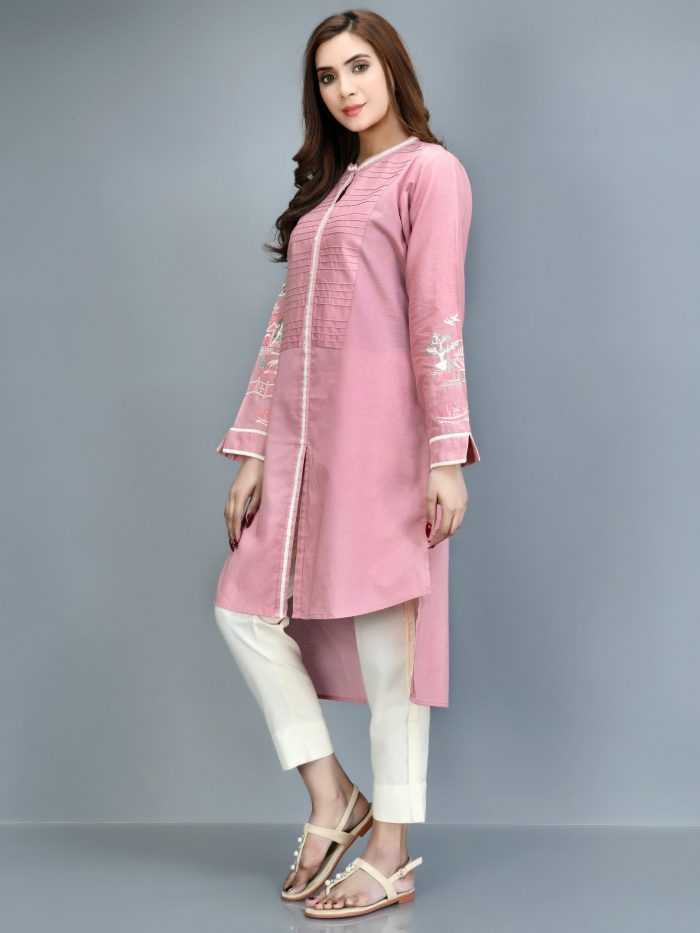 Lawn Shirt - Pink - Image 5