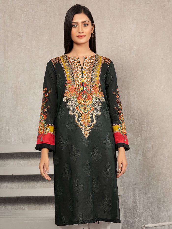 Lawn-Shirt and Trouser- Black - Image 7