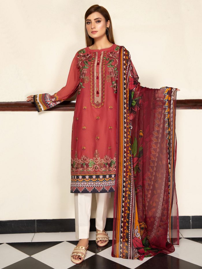 Lawn-shirt and dupatta - Image 4