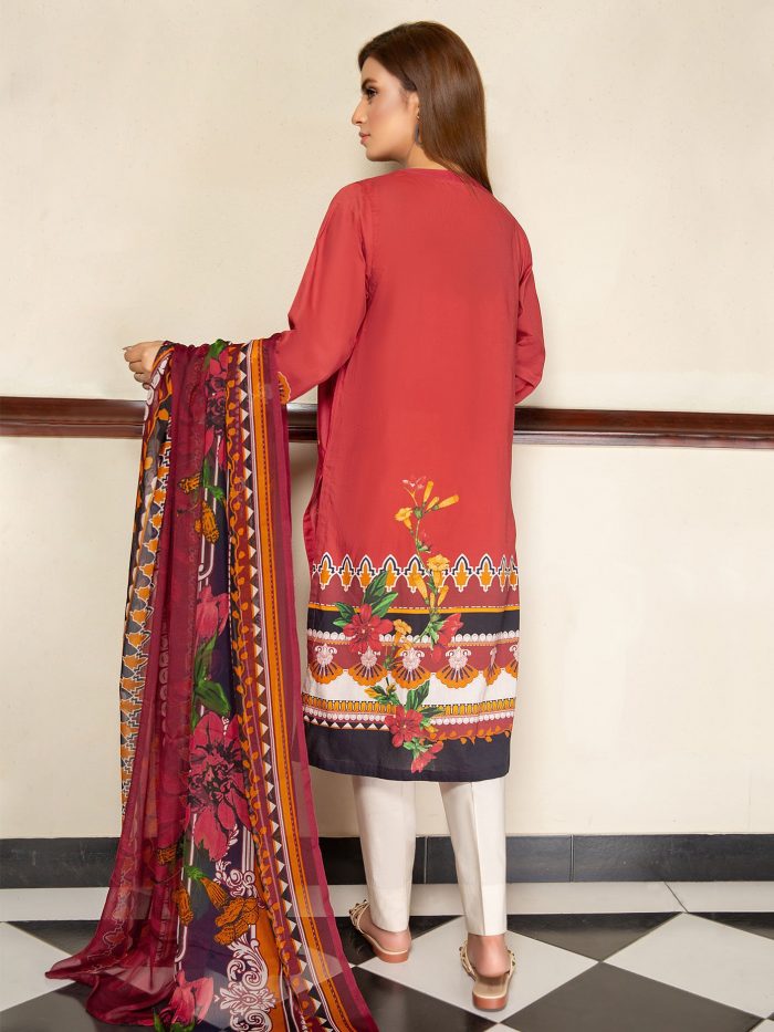 Lawn-shirt and dupatta - Image 3