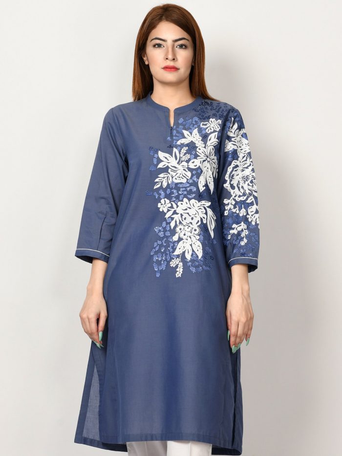Lawn Embroidered Shirt - Image 2