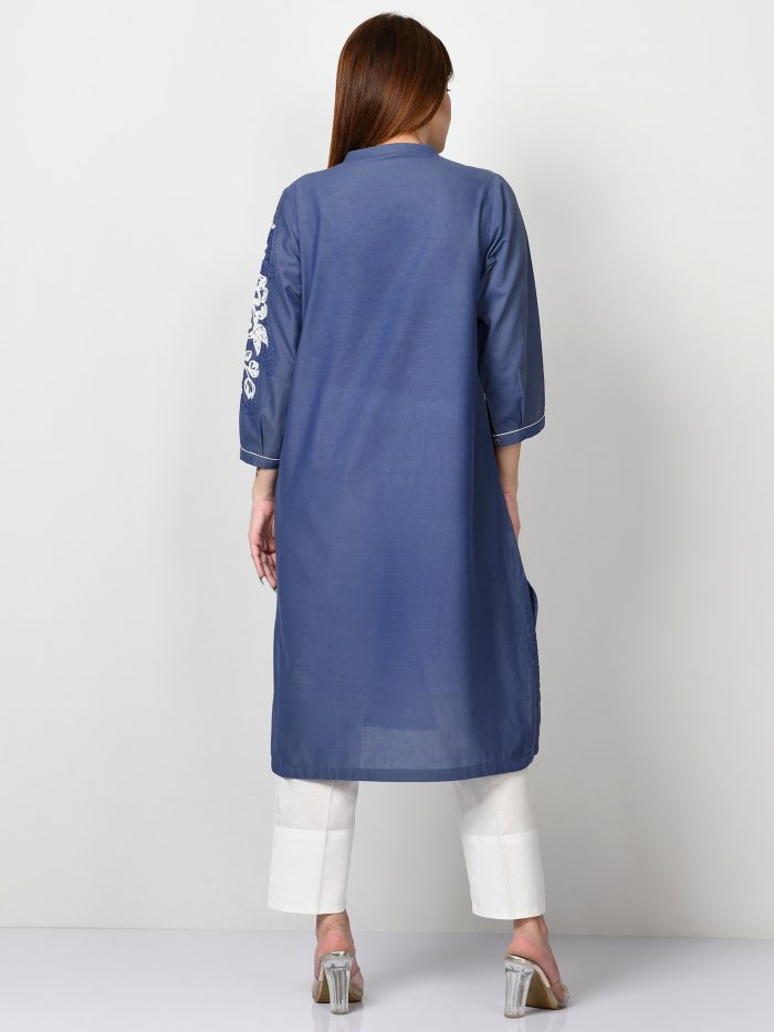 Lawn Embroidered Shirt - Image 4