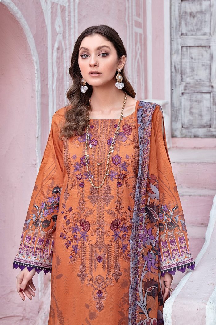 Riwayat- Y102- Lawn 3 Piece suit - Image 4
