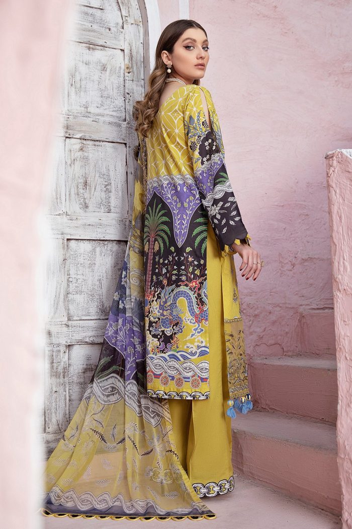 Riwayat- Y104- Lawn 3 Piece suit - Image 3