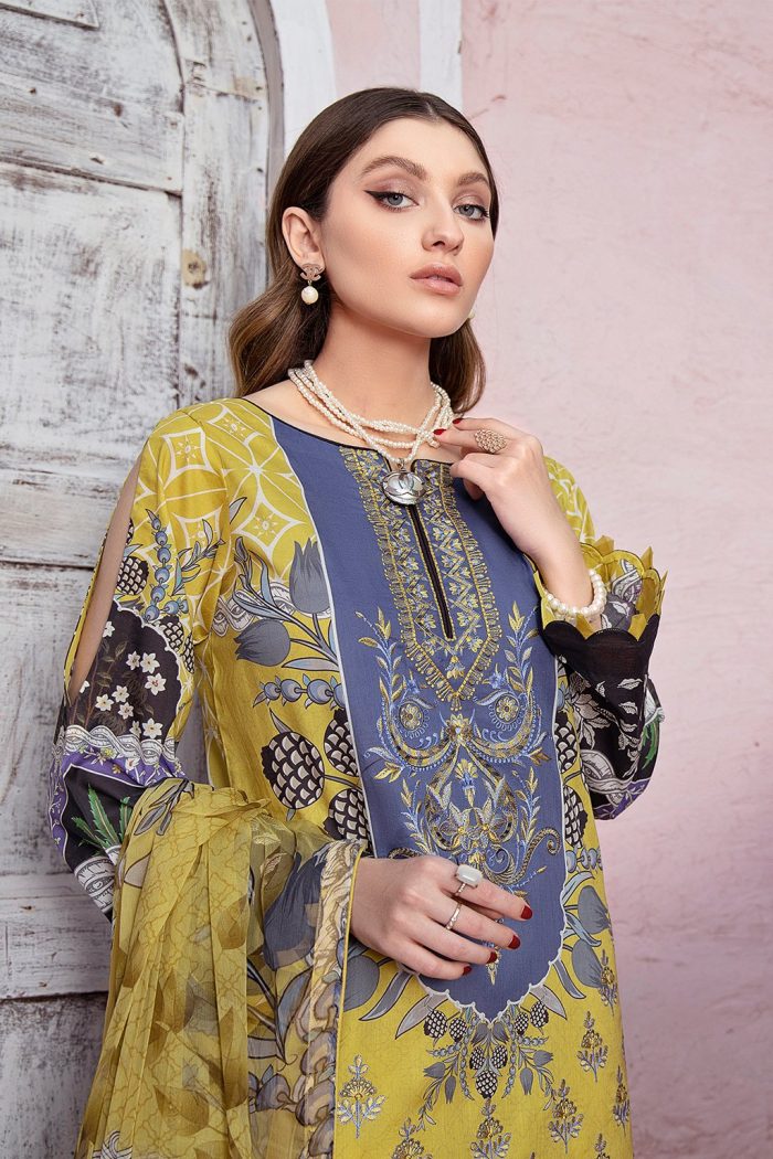 Riwayat- Y104- Lawn 3 Piece suit - Image 2
