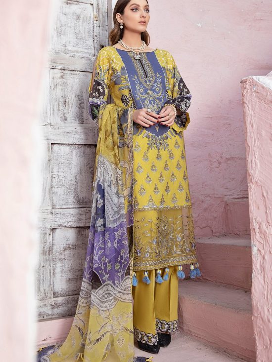 Riwayat- Y104- Lawn 3 Piece suit