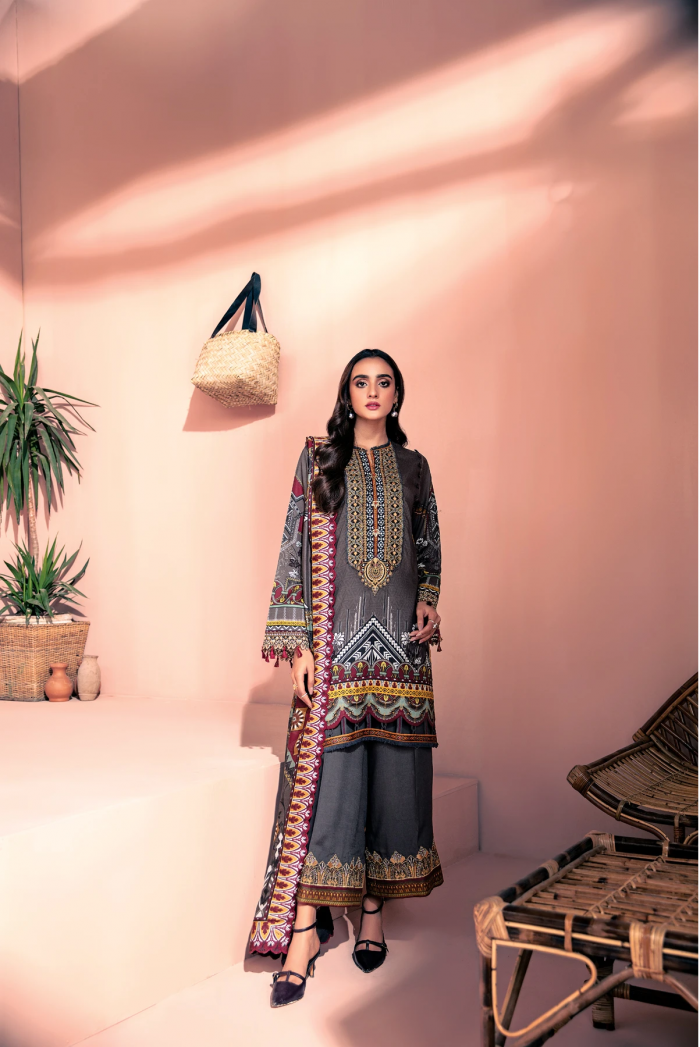 Furasha Linen- 10 Charcoal Ash - Image 6