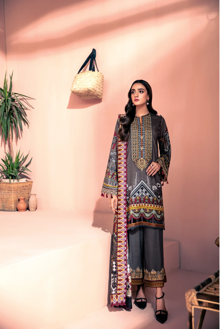 Furasha Linen- 10 Charcoal Ash