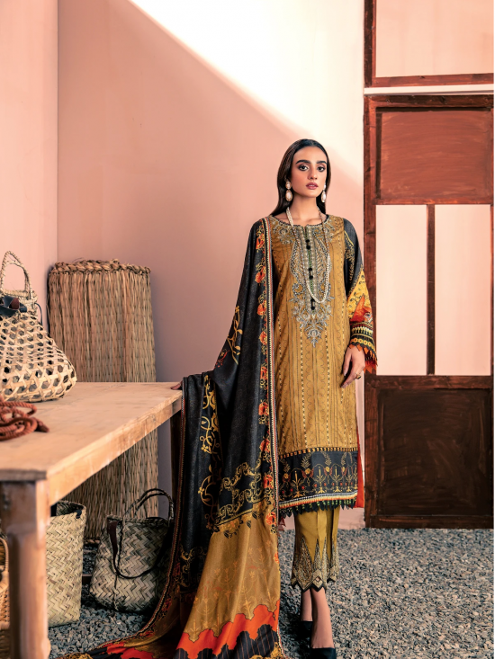 Furasha Linen- 09 Gold Azure
