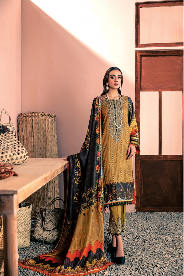 Furasha Linen- 09 Gold Azure
