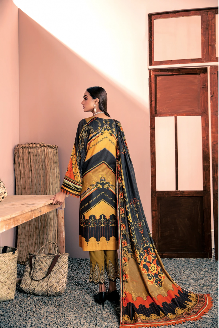 Furasha Linen- 09 Gold Azure - Image 2