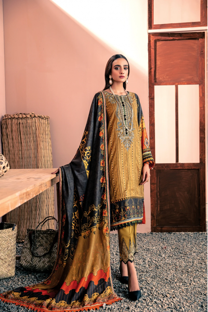 Furasha Linen- 09 Gold Azure - Image 6