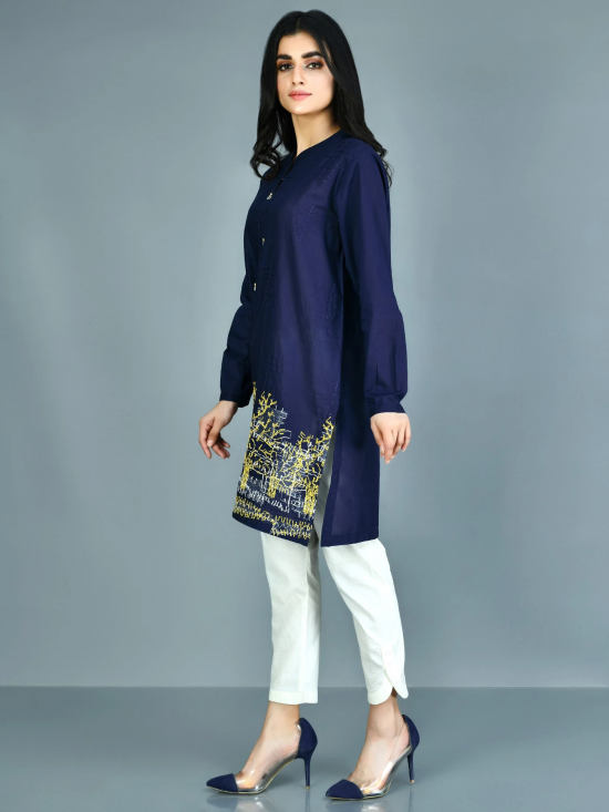 Embroidered Lawn Kurti