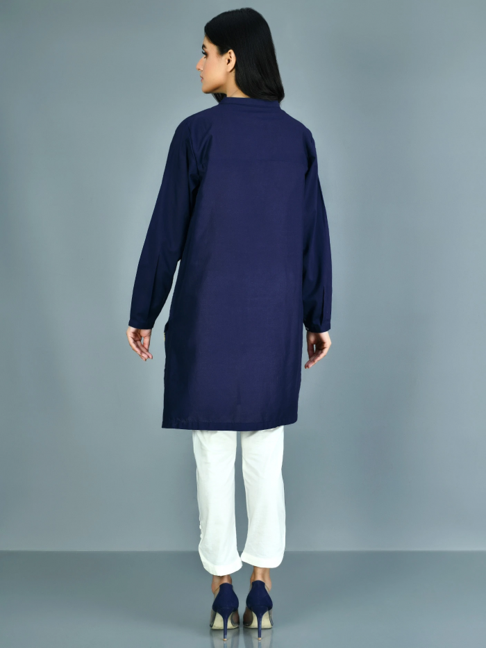 Embroidered Lawn Kurti - Image 3